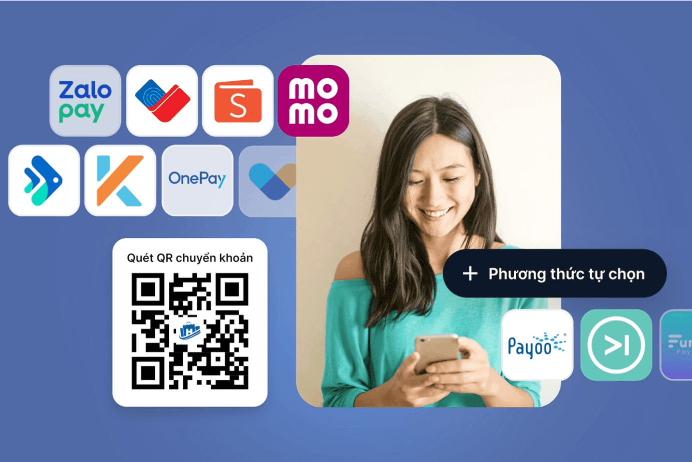 12+ phương thức thanh toán tiện lợi